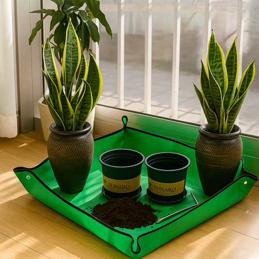 Waterproof Foldable Planting Mat Garden Mat Garden Potting Pad for Flowerpot Transplanting Mixing Soil Plant Pruning Garden Tool